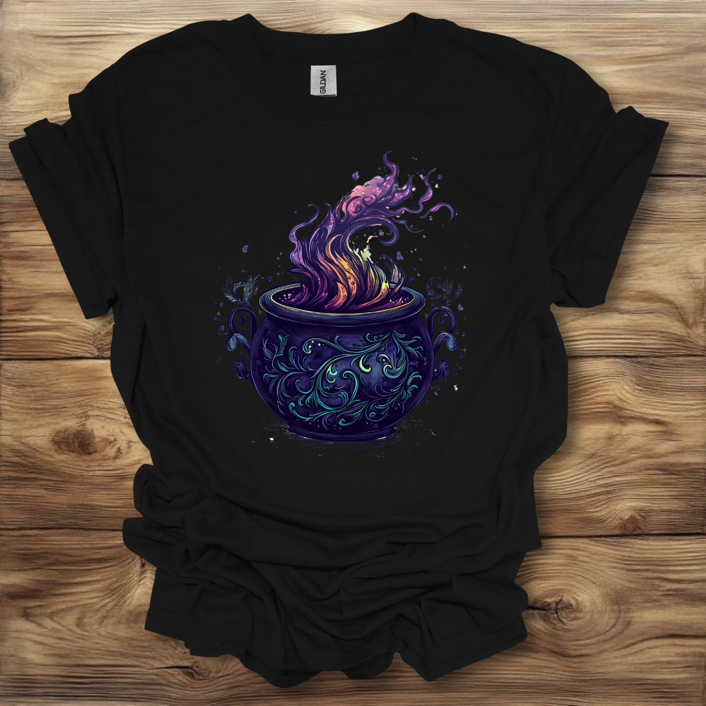 Halloween Cauldron T-Shirt Unisex Adult Great Gift Him Her Birthday Holiday Christmas