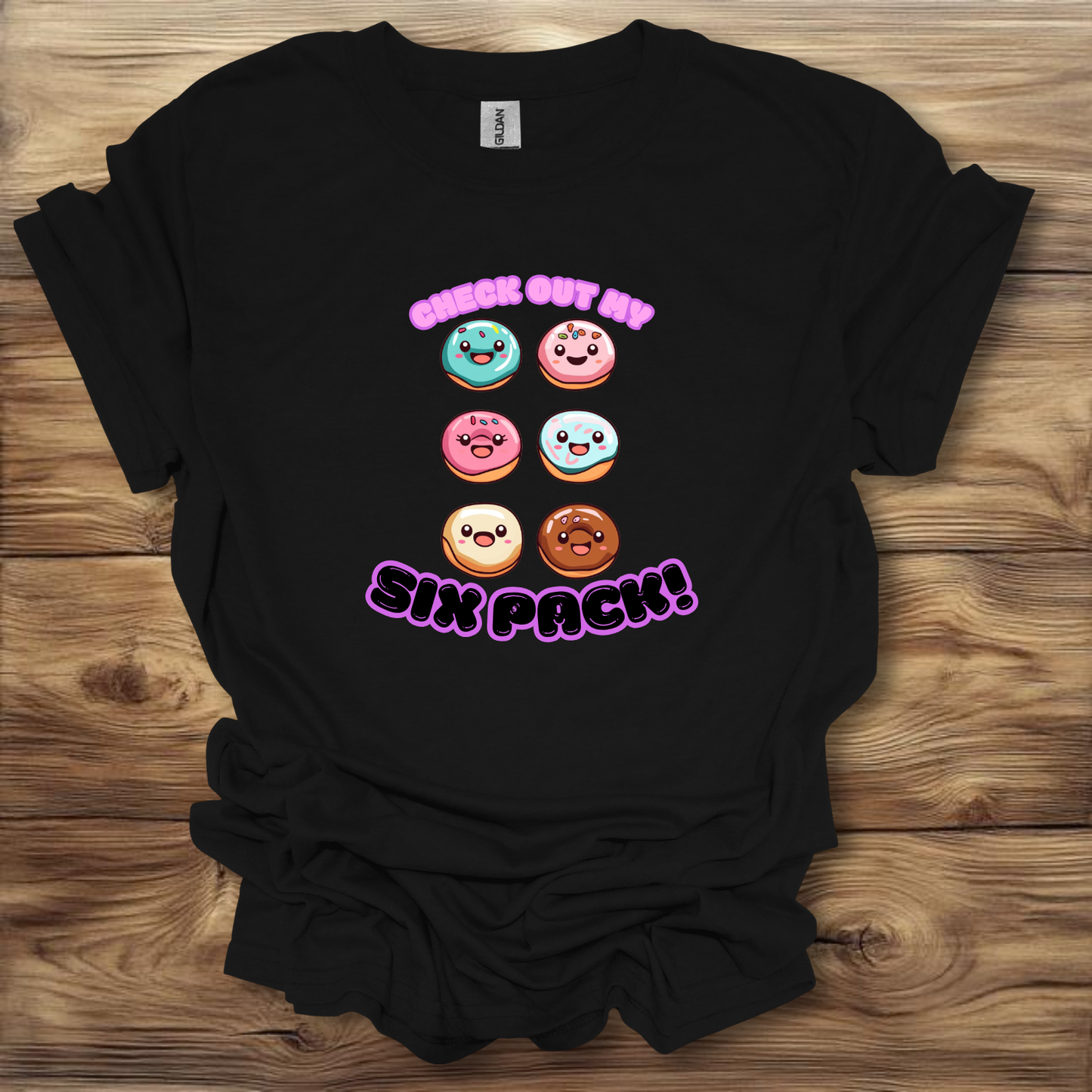 Check Out My Six Pack T-Shirt Unisex Adult Great Gift Him Her Birthday Holiday Christmas