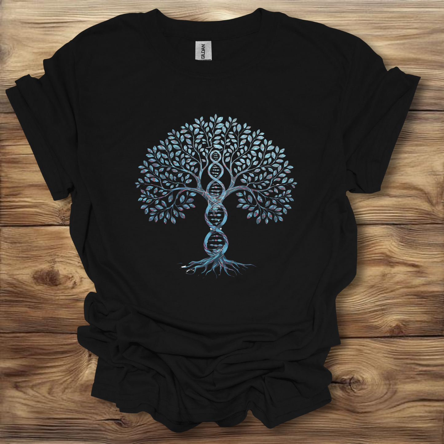 DNA Helix Tree T-Shirt Unisex Adult Great Gift Him Her Birthday Holiday Christmas