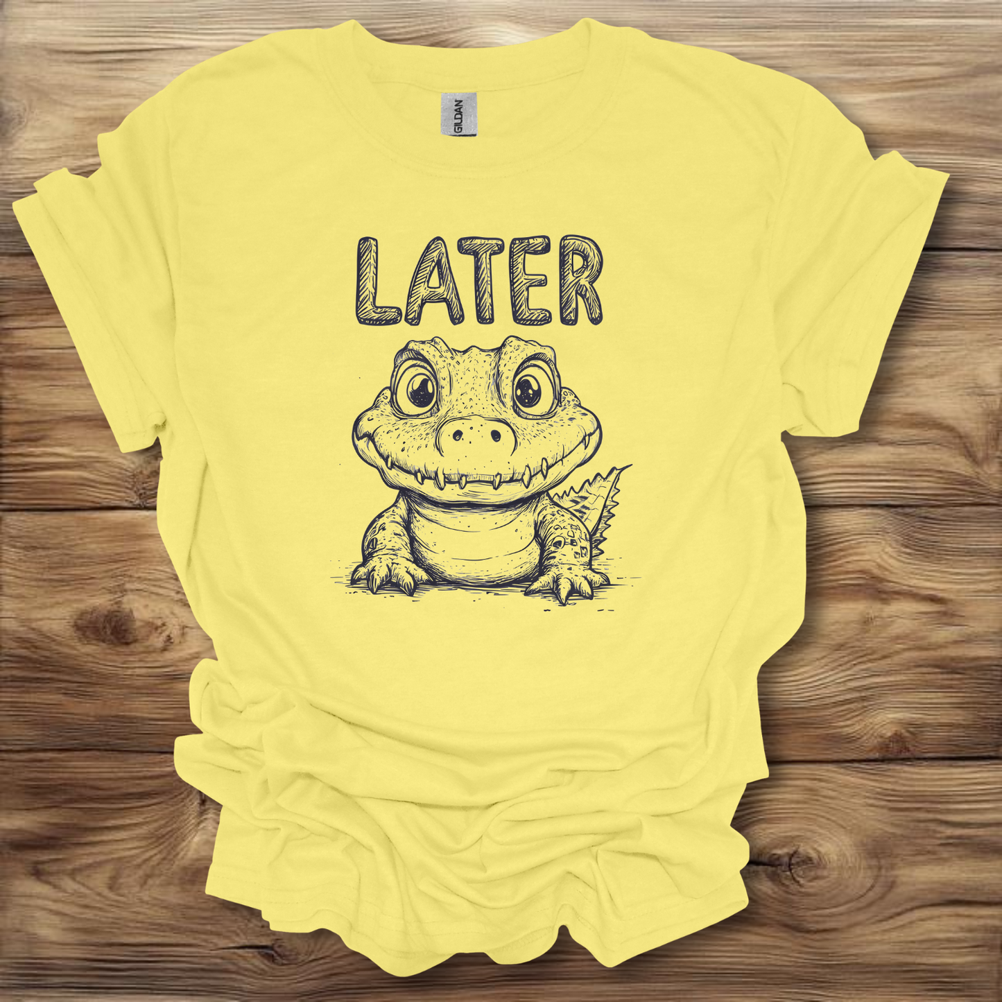 Later Alligator T-Shirt Unisex Adult Great Gift Him Her Birthday Holiday Christmas