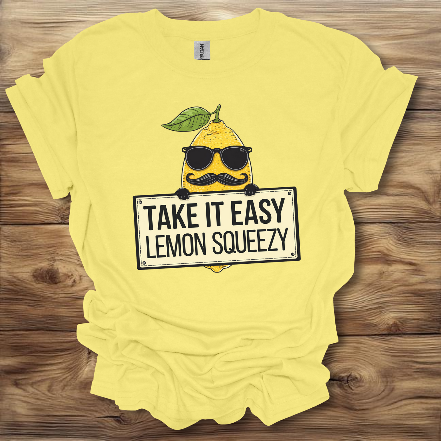 Take It Easy Lemon Squeezy T-Shirt Unisex Adult Great Gift Him Her Birthday Holiday Christmas