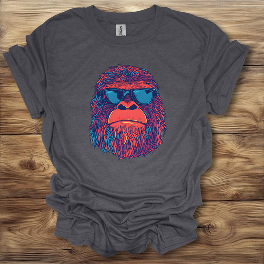 Sasquatch Wearing Sunglasses T-Shirt Unisex Adult Great Gift Him Her Birthday Holiday Christmas