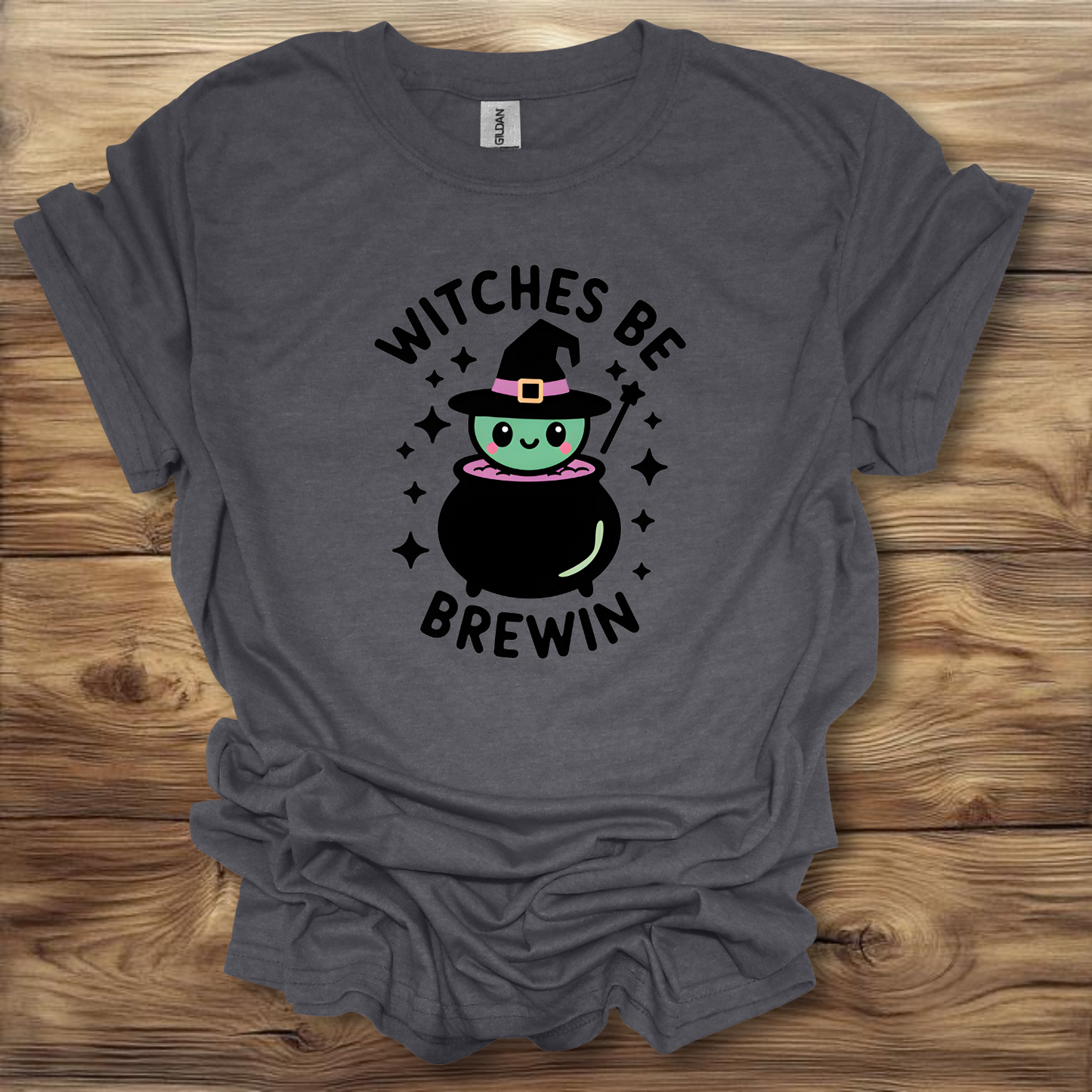 Witches Be Brewin T-Shirt Unisex Adult Great Gift Him Her Birthday Holiday Christmas