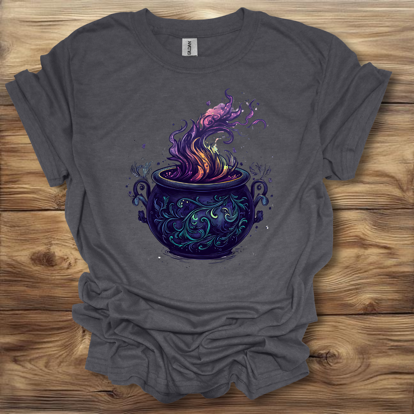 Halloween Cauldron T-Shirt Unisex Adult Great Gift Him Her Birthday Holiday Christmas