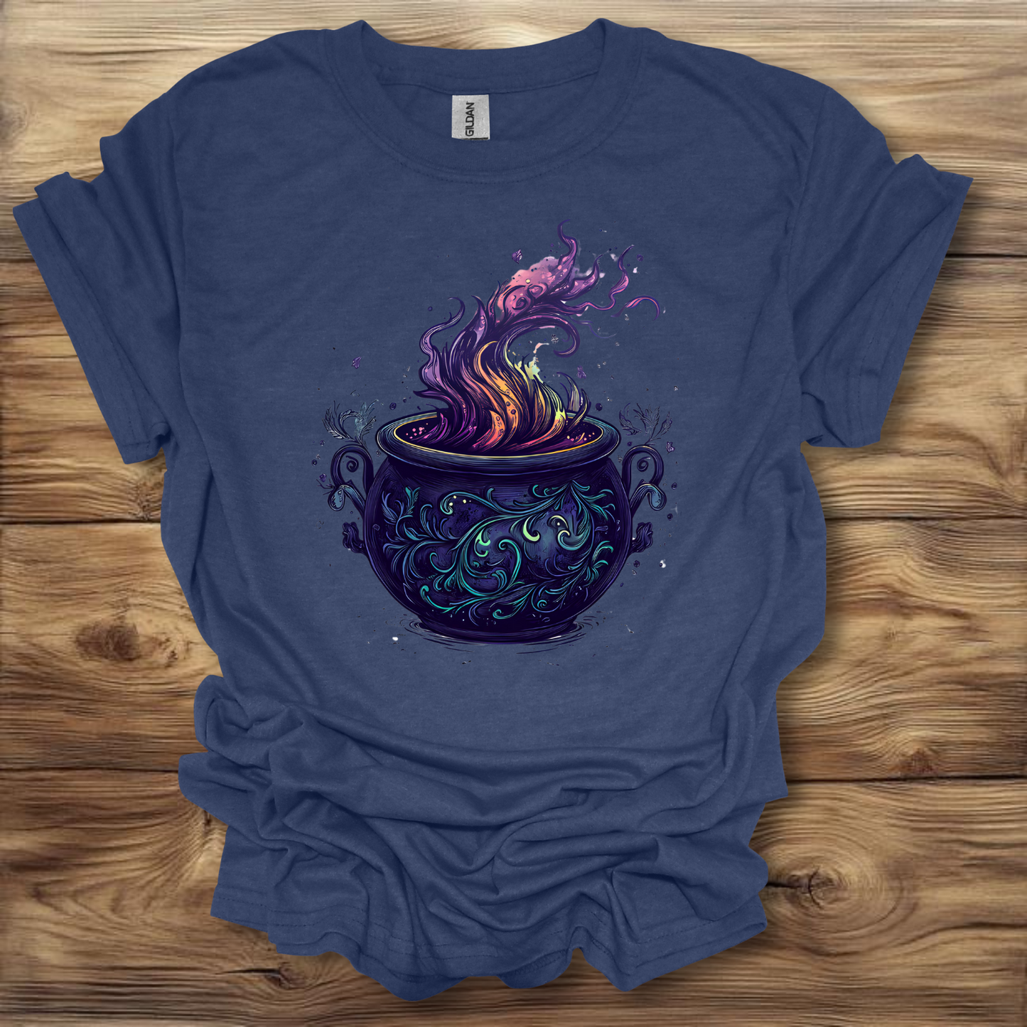 Halloween Cauldron T-Shirt Unisex Adult Great Gift Him Her Birthday Holiday Christmas