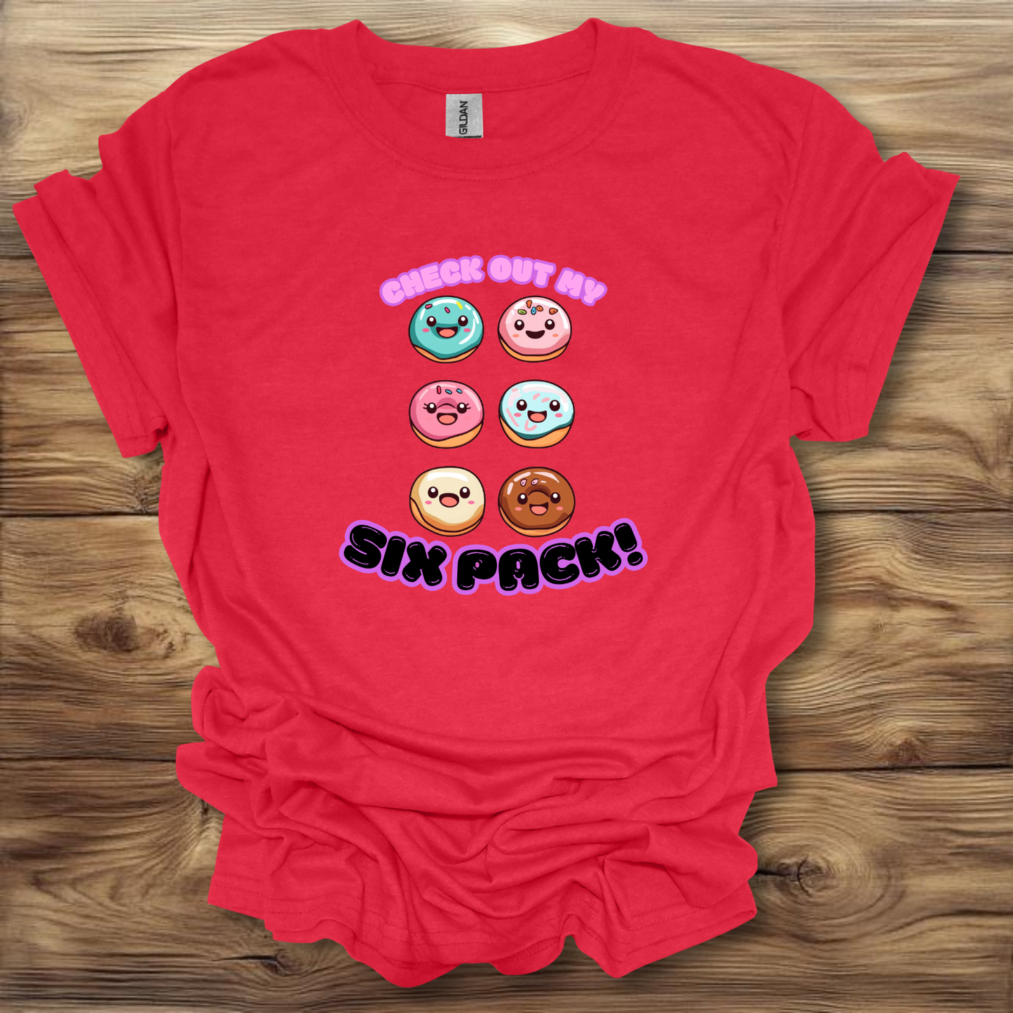 Check Out My Six Pack T-Shirt Unisex Adult Great Gift Him Her Birthday Holiday Christmas