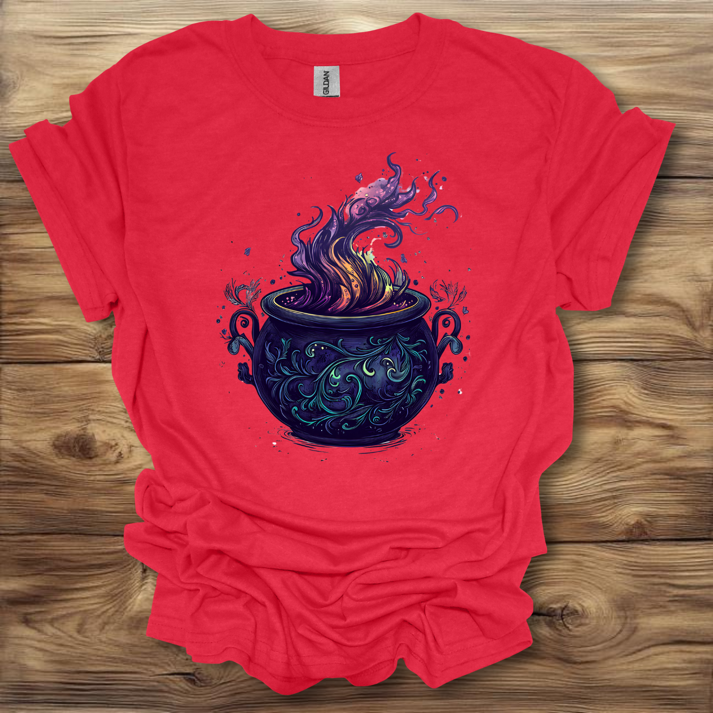 Halloween Cauldron T-Shirt Unisex Adult Great Gift Him Her Birthday Holiday Christmas