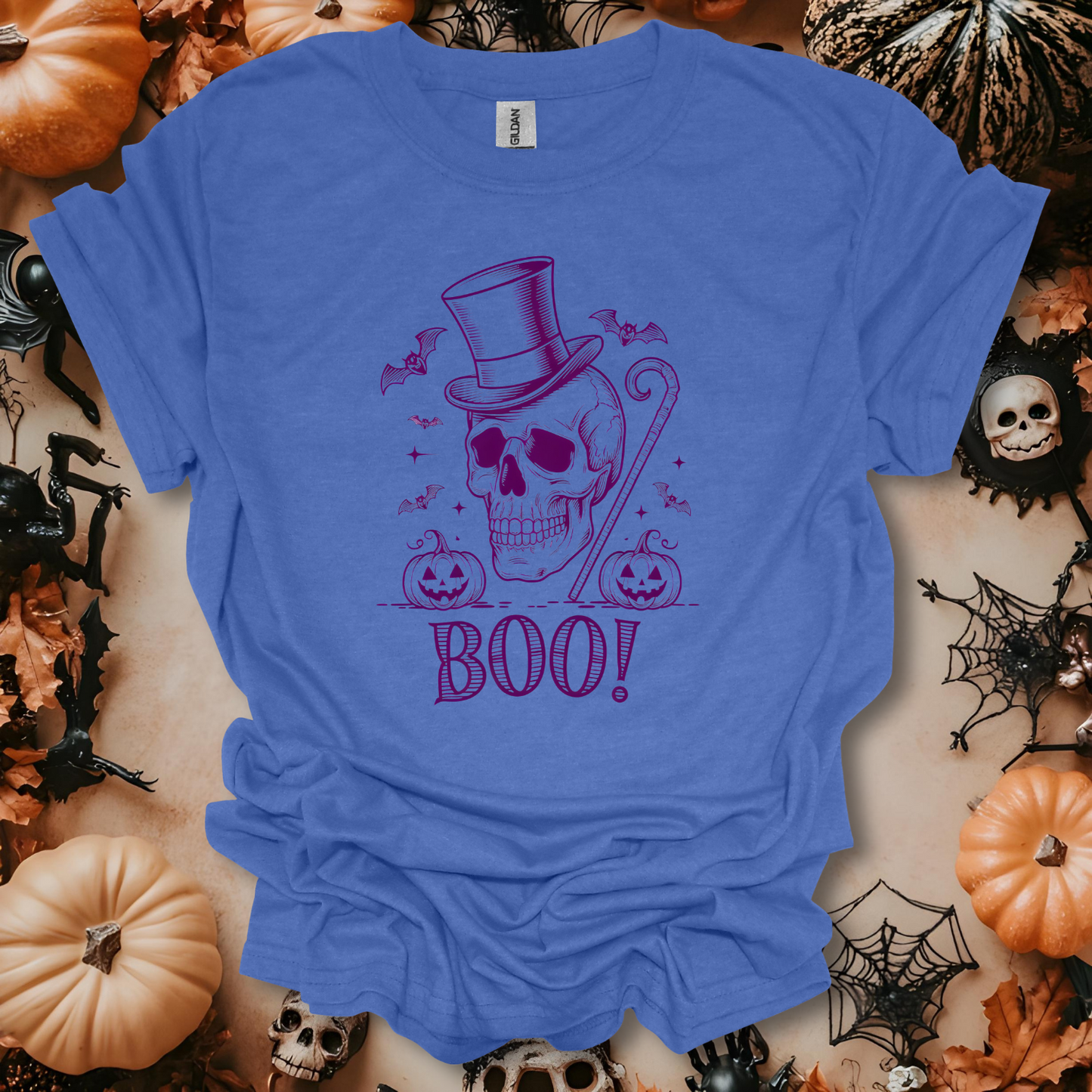 Boo! Skeleton T-Shirt Unisex Adult Great Gift Him Her Birthday Holiday Christmas