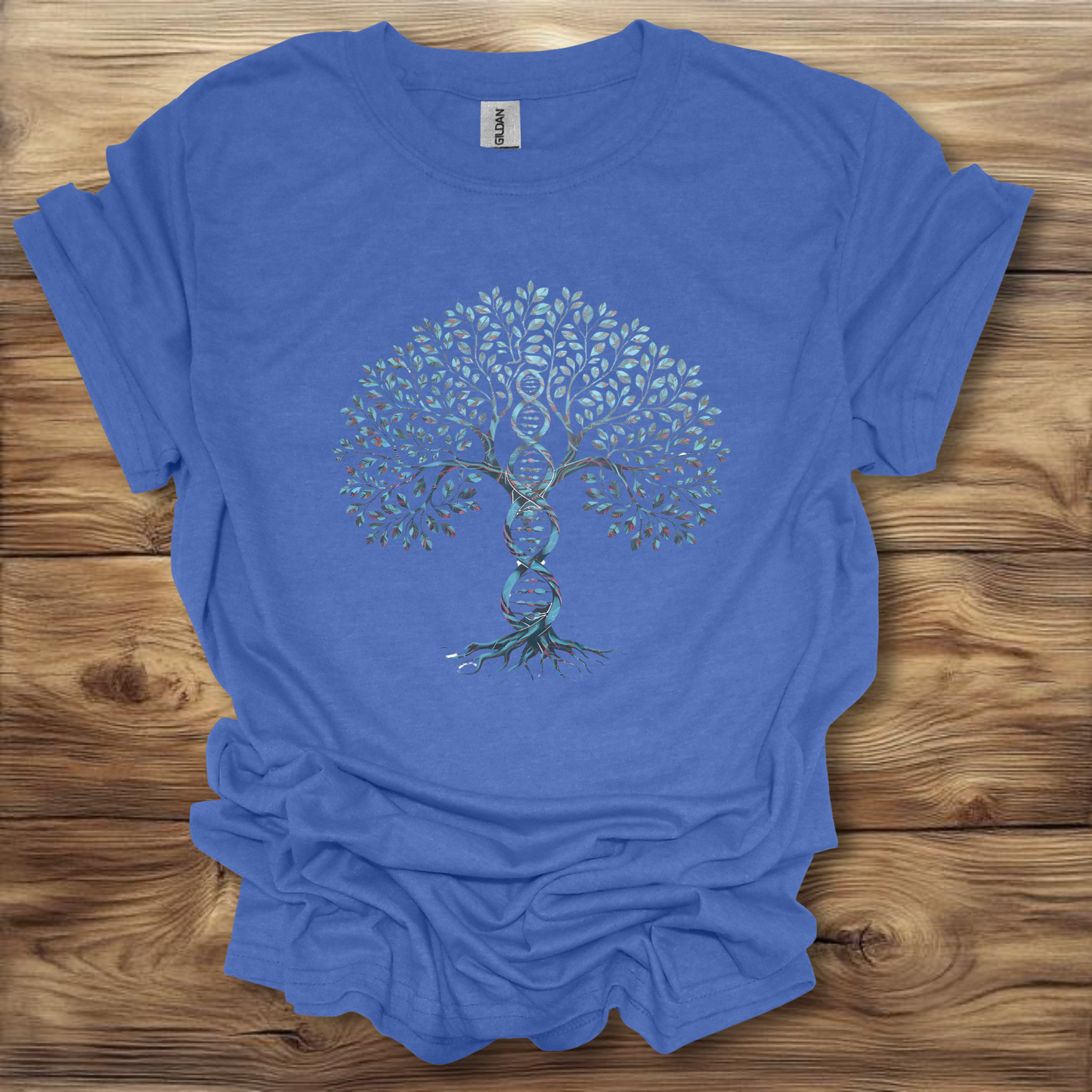 DNA Helix Tree T-Shirt Unisex Adult Great Gift Him Her Birthday Holiday Christmas