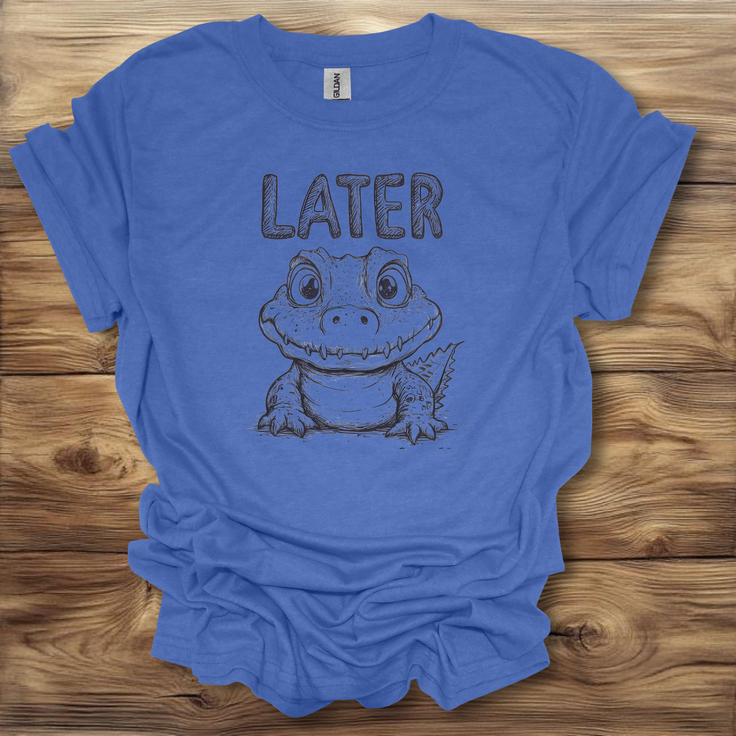 Later Alligator T-Shirt Unisex Adult Great Gift Him Her Birthday Holiday Christmas