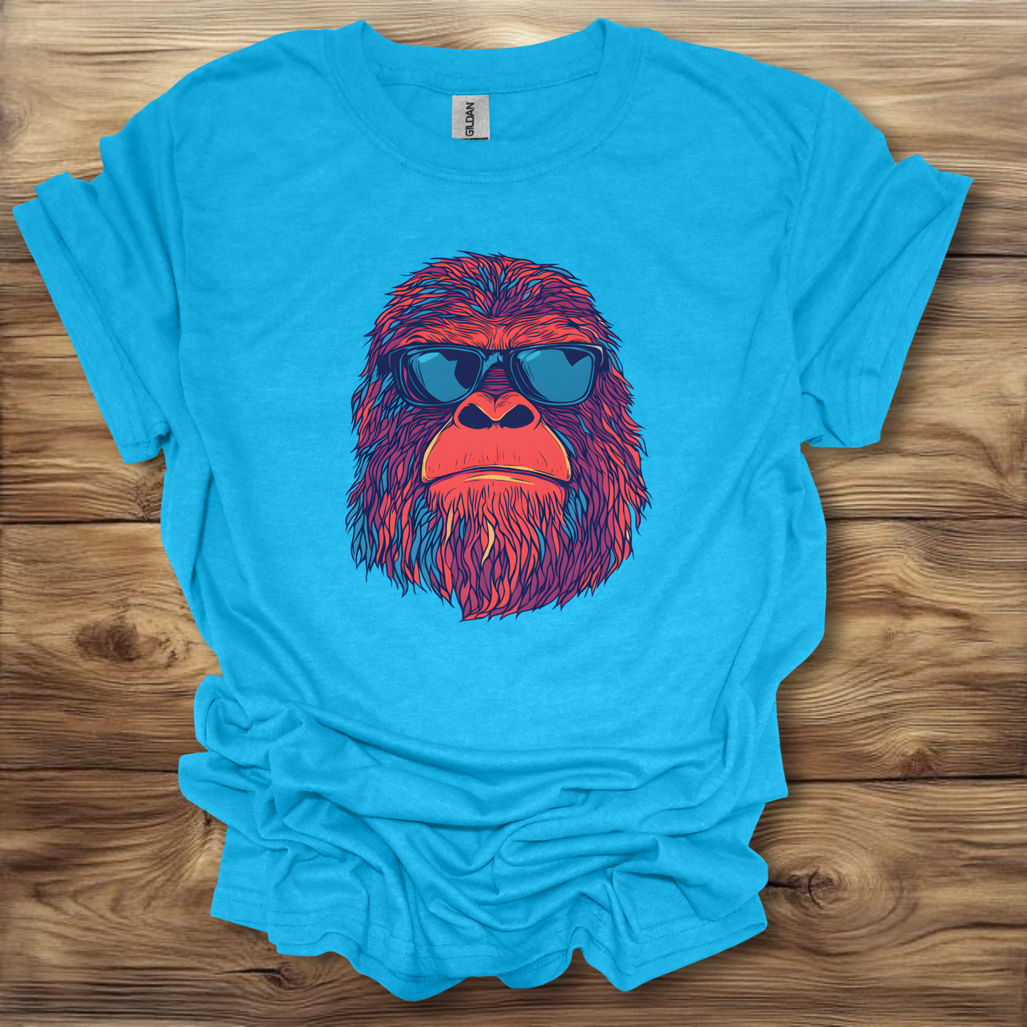 Sasquatch Wearing Sunglasses T-Shirt Unisex Adult Great Gift Him Her Birthday Holiday Christmas