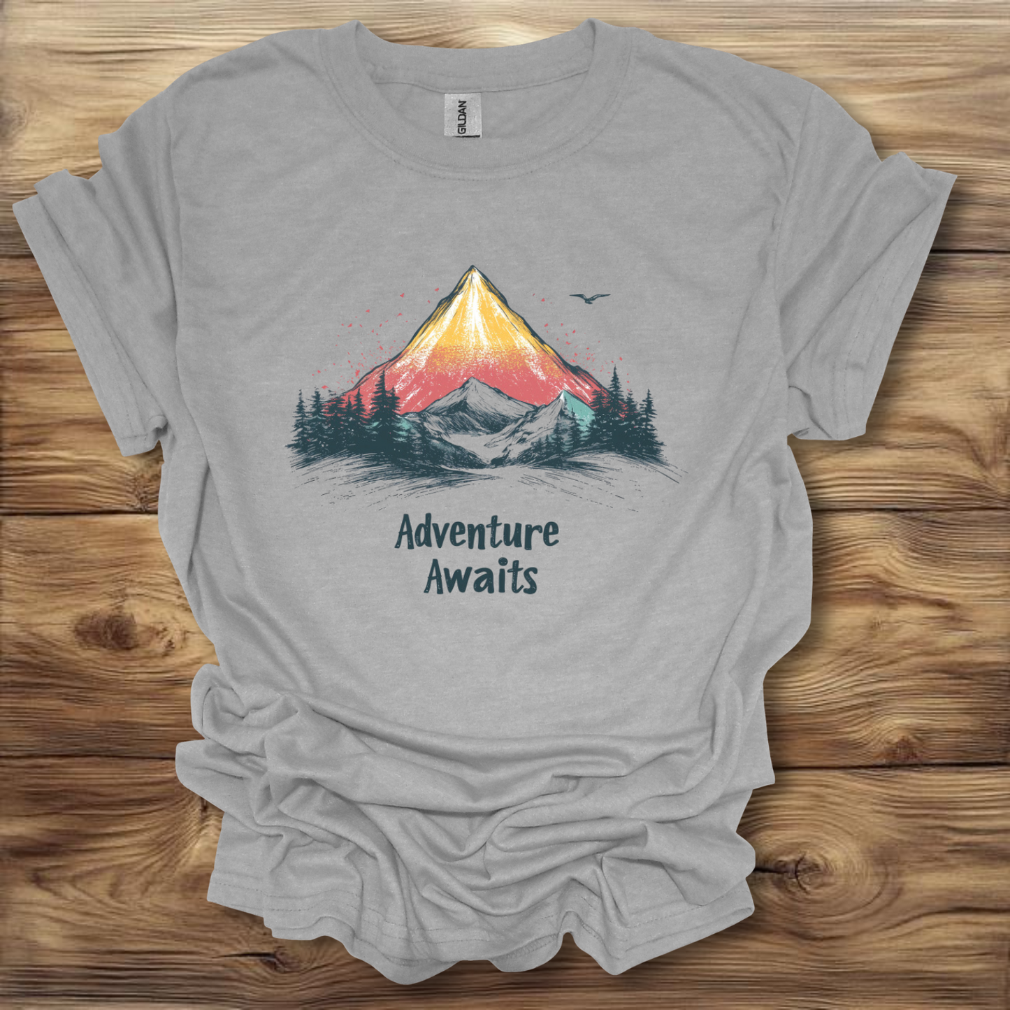 Adventure Awaits T-Shirt Unisex Adult Great Gift Him Her Birthday Holiday Christmas