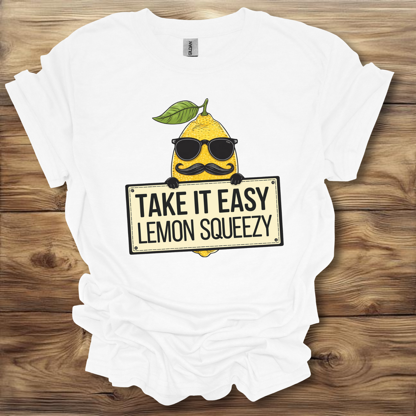 Take It Easy Lemon Squeezy T-Shirt Unisex Adult Great Gift Him Her Birthday Holiday Christmas