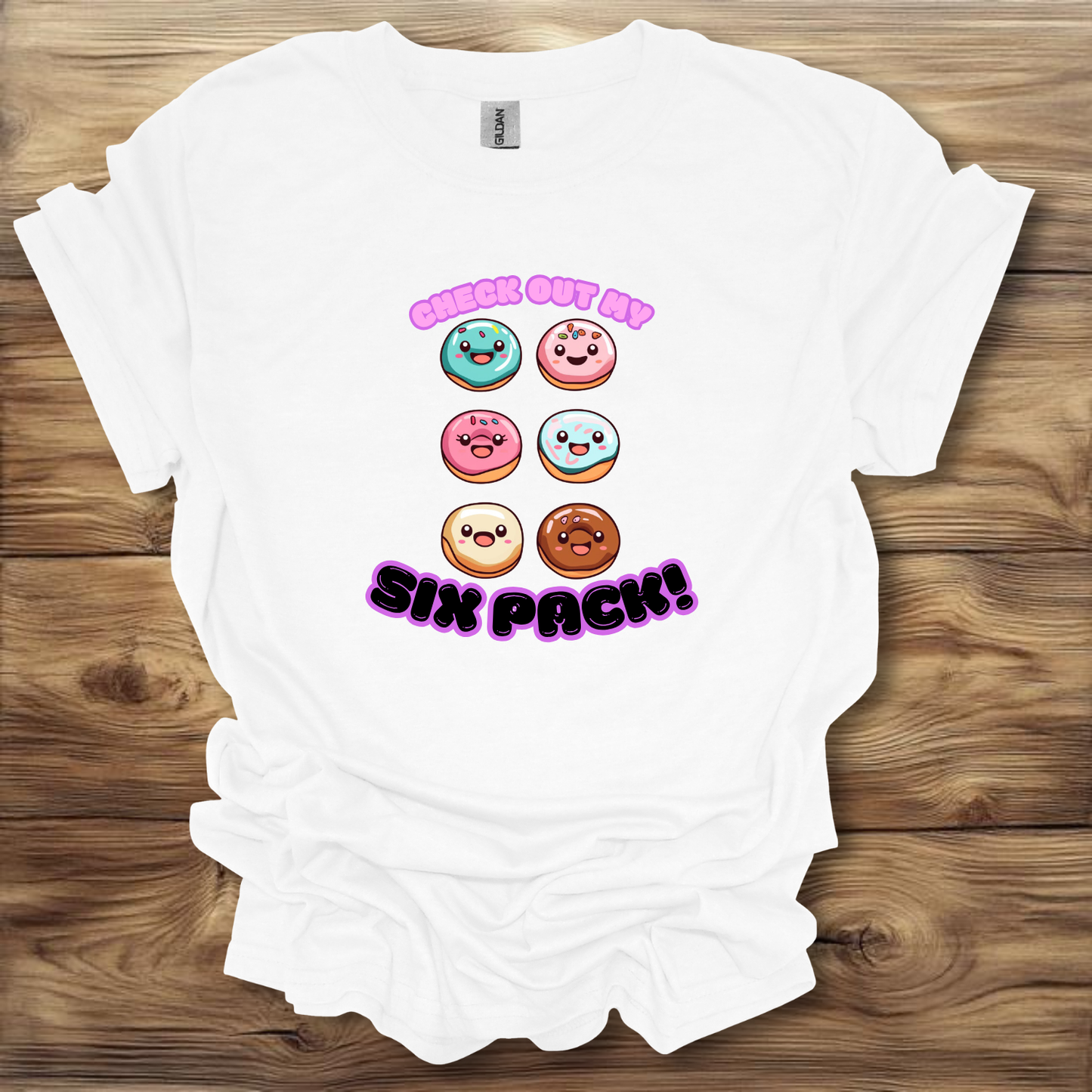 Check Out My Six Pack T-Shirt Unisex Adult Great Gift Him Her Birthday Holiday Christmas